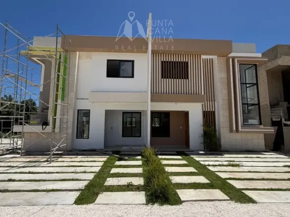 Blue Marlin 3 Bedroom Townhouse for sale in Los Corales Punta Cana near Bavaro Beach with modern design
