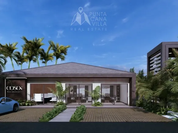 Coson Village Lot for sale in Las Terrenas Samana near Playa Cosón with gated access and utilities