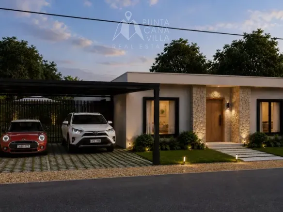 Praderas del Farallon 3 Bedroom Villa for sale in Alta Vista Punta Cana with pool and sports courts