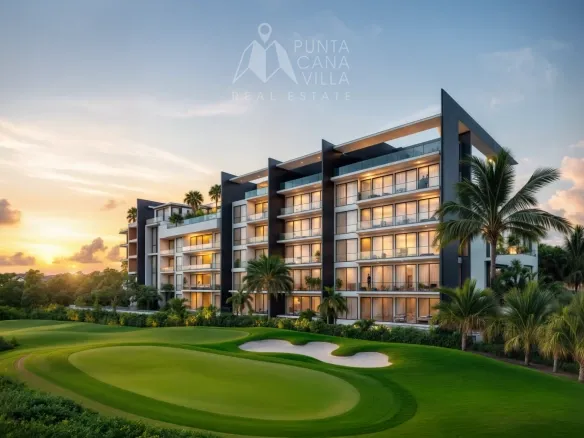 Aura del Mar 2 Bedroom Apartment for sale in Las Iguanas Cap Cana with luxury amenities