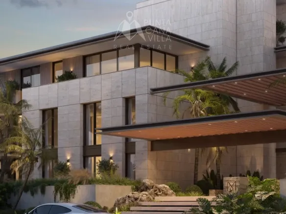 Mina Residences 2 Bedroom Apartment for sale in Las Iguanas Cap Cana with rooftop infinity pool