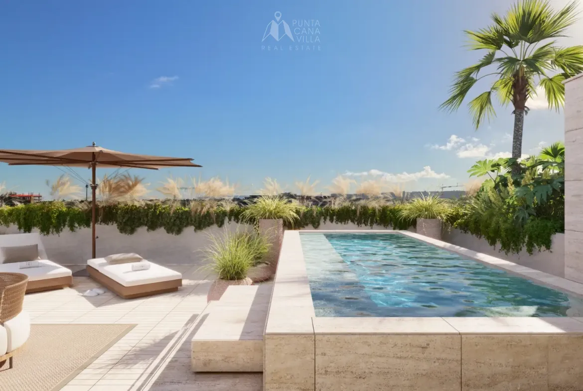 ID 4103 Mina Residences 2 Bedroom Penthouse for Sale in Las Iguanas Cap Cana (19)