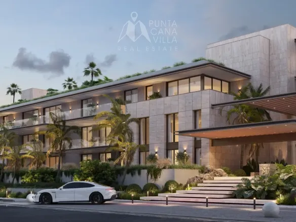 Mina Residences 2 Bedroom Penthouse for sale in Las Iguanas Cap Cana with private terrace and rooftop pool