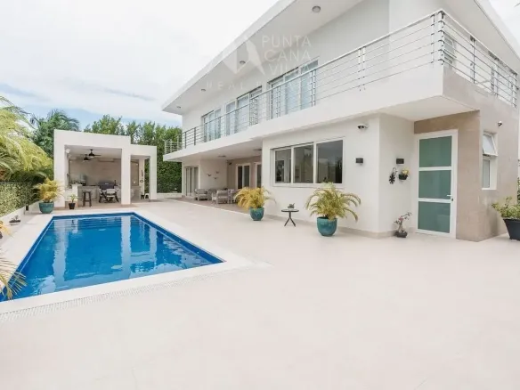 Villa Caobanilla Punta Cana furnished 3 bedroom villa for sale with private pool
