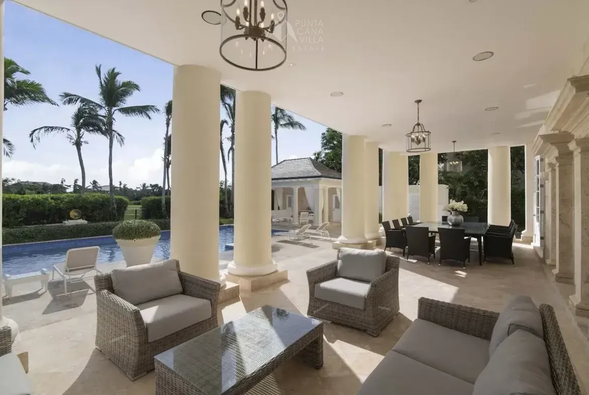 ID 4107 Arrecife 7 Bedroom Villa for Sale in Punta Cana Resort and Club Dominican Republic (3)