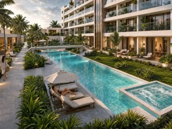 Luxe Corales Penthouse Punta Cana with private rooftop pool and sea views