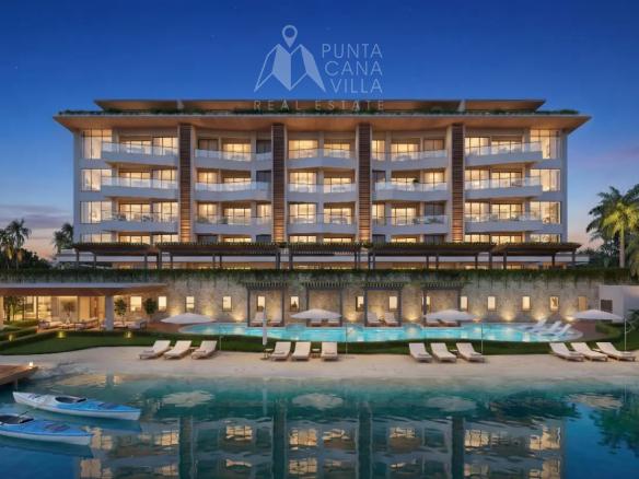 Luxury ABYA Cap Cana apartment exterior view in Marina Cap Cana