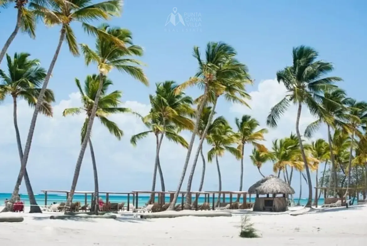 Aerial view of the Cap Cana community