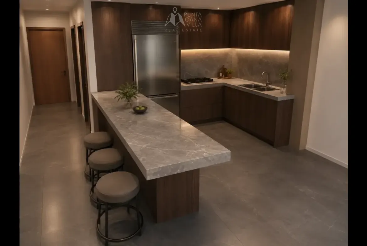 Detail of bedroom finishes and flooring