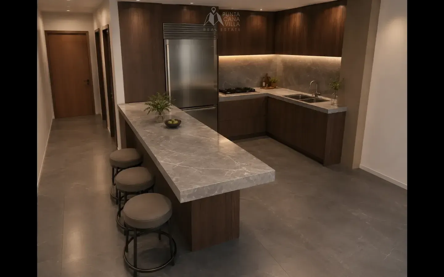 Detail of bedroom finishes and flooring